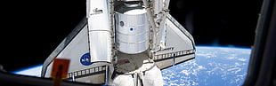 white space ship, NASA, space, Earth, vehicle