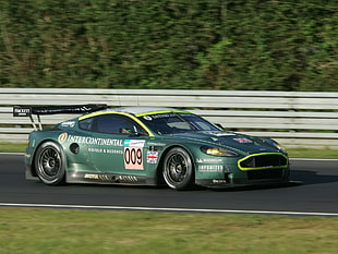green Intercontinental racing car