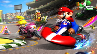 Mario Kart game HD wallpaper