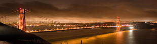 golden gate bridge, cityscape, multiple display, San Francisco, Golden Gate Bridge HD wallpaper