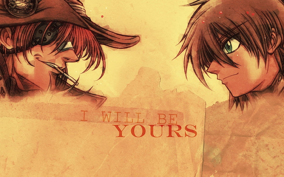 I Will be Yours digital wallpaper, Hellsing, anime HD wallpaper