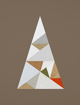 brown and white abstract painting, digital art, Android L, minimalism, pattern HD wallpaper