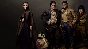 Star Wars characters, Star Wars: The Last Jedi, Star Wars HD wallpaper