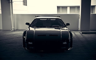 black car, car, DeTomaso Pantera HD wallpaper