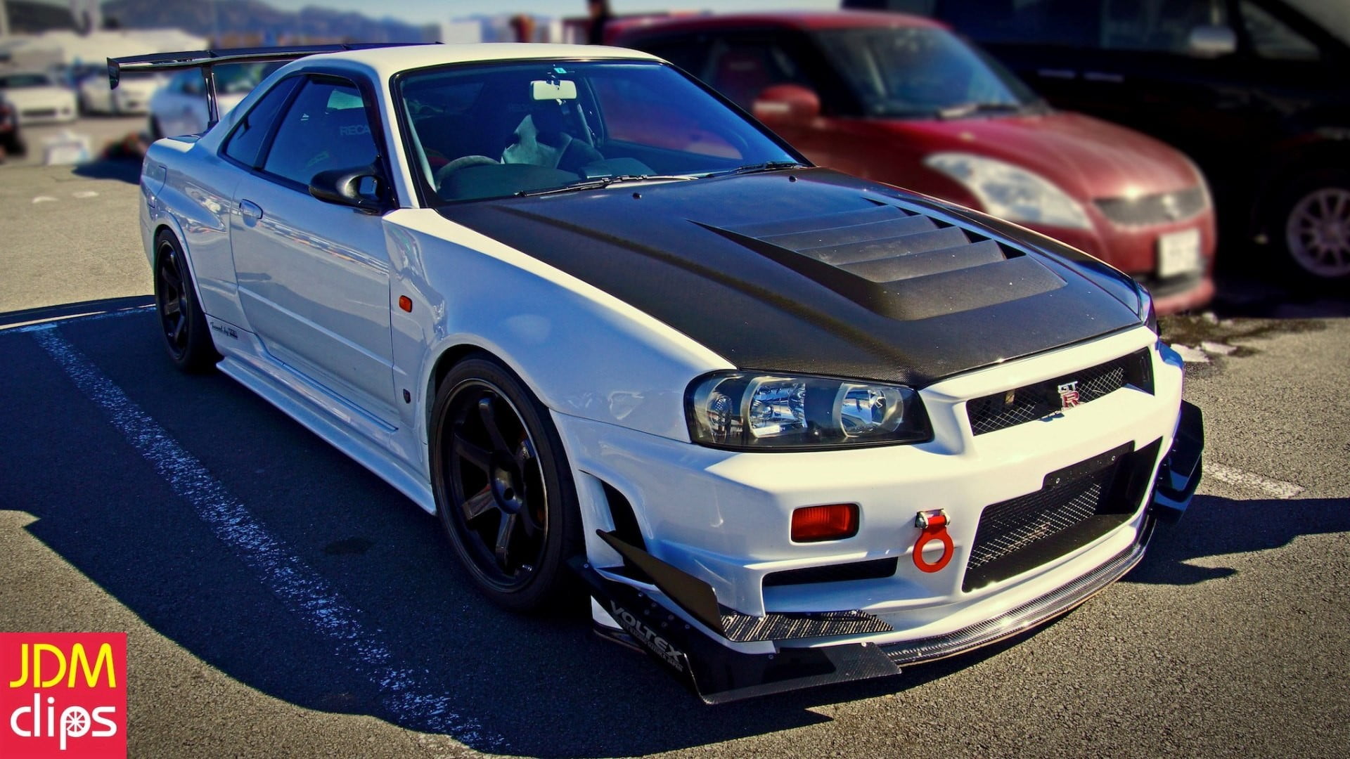 White And Black Coupe Nissan Skyline Gt R R34 V Spec Ii Nissan Skyline Gt R R34 Nissan Jdm Hd Wallpaper Wallpaper Flare