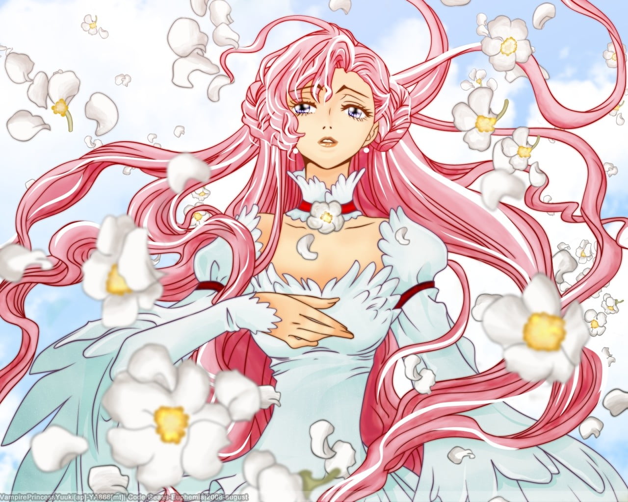 female anime character wallpaper, Code Geass, anime, Euphemia li Britannia