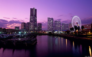 city buildings, cityscape, Yokohama, Japan HD wallpaper