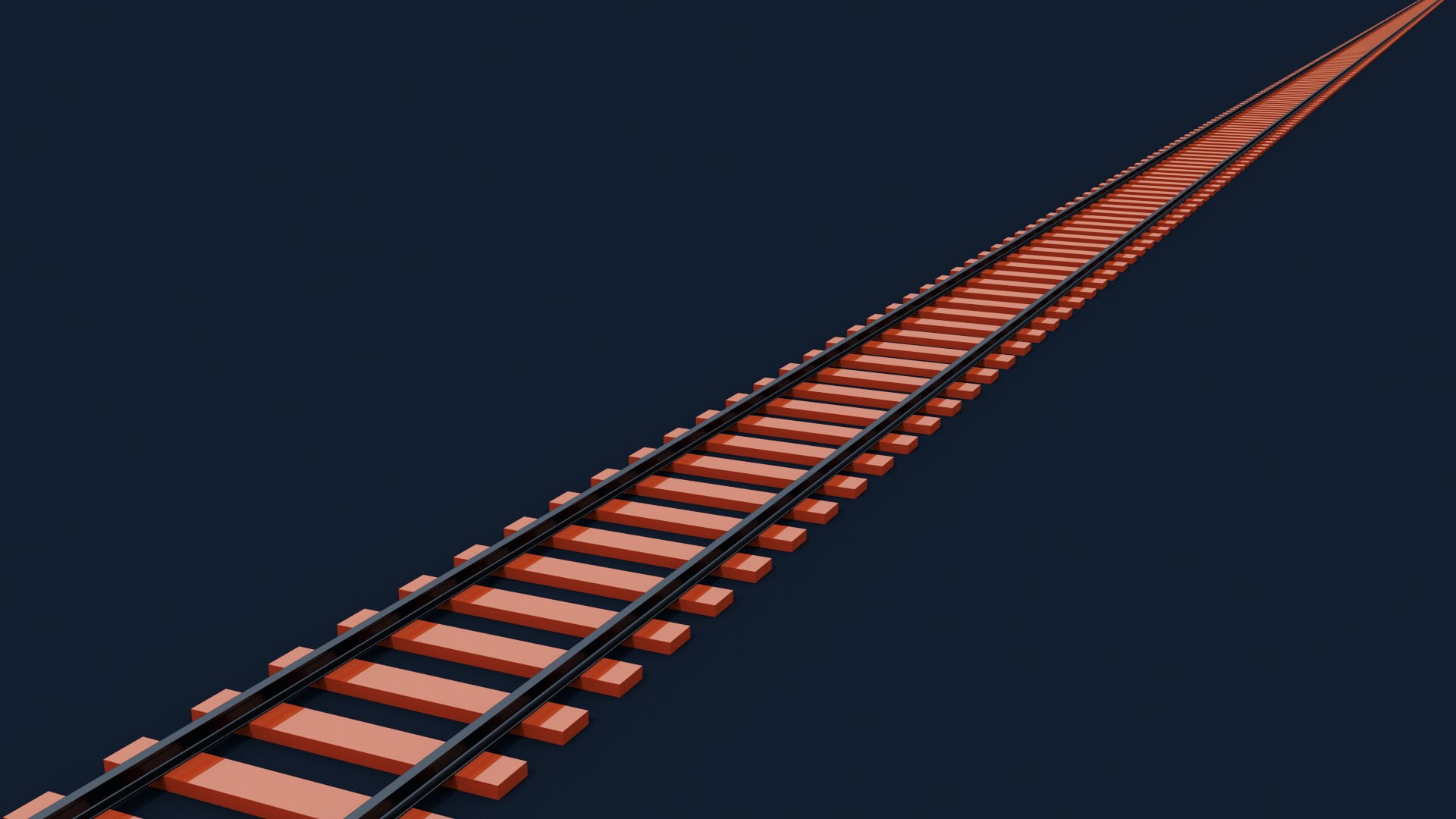 black and brown wooden bed frame, railway, train, abstract, orange