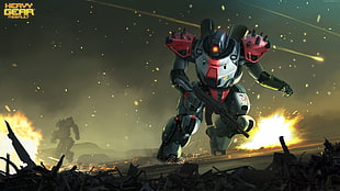 Heavy Gear robot on war digital wallpaper HD wallpaper