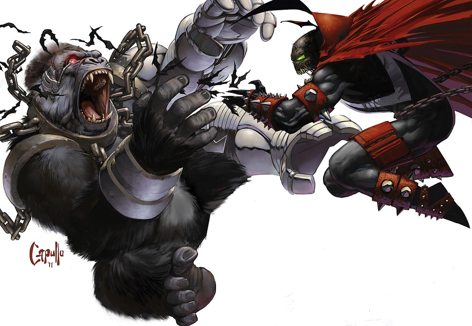 black Monkey, Spawn, Image Comics HD wallpaper