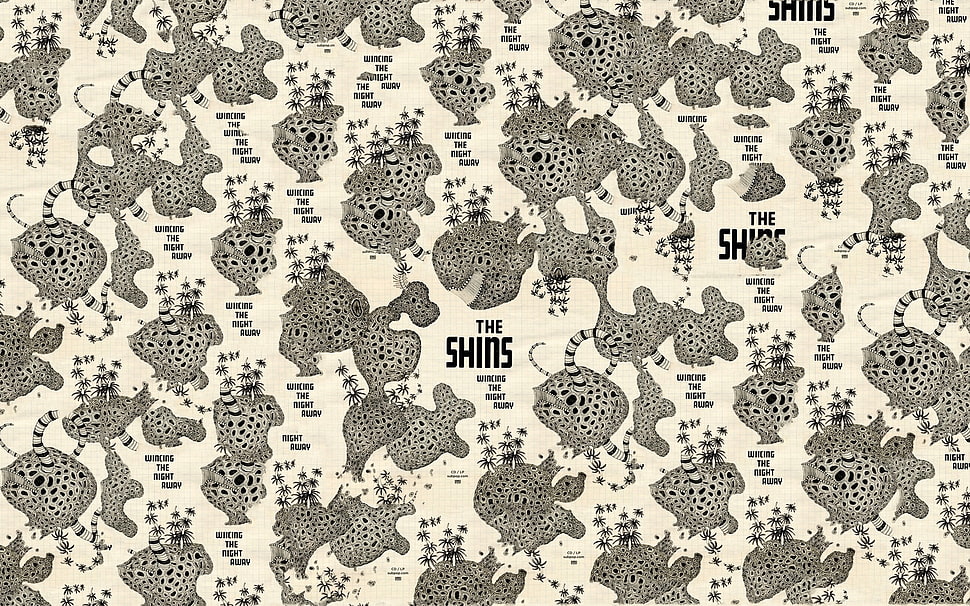 The Shins monogram print HD wallpaper