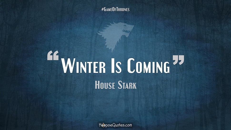 Winter is coming text, A Song of Ice and Fire, House Stark, Ned Stark, benjen stark HD wallpaper