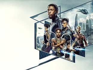 Black Panther poster, Black Panther, Angela Bassett, Forest Whitaker