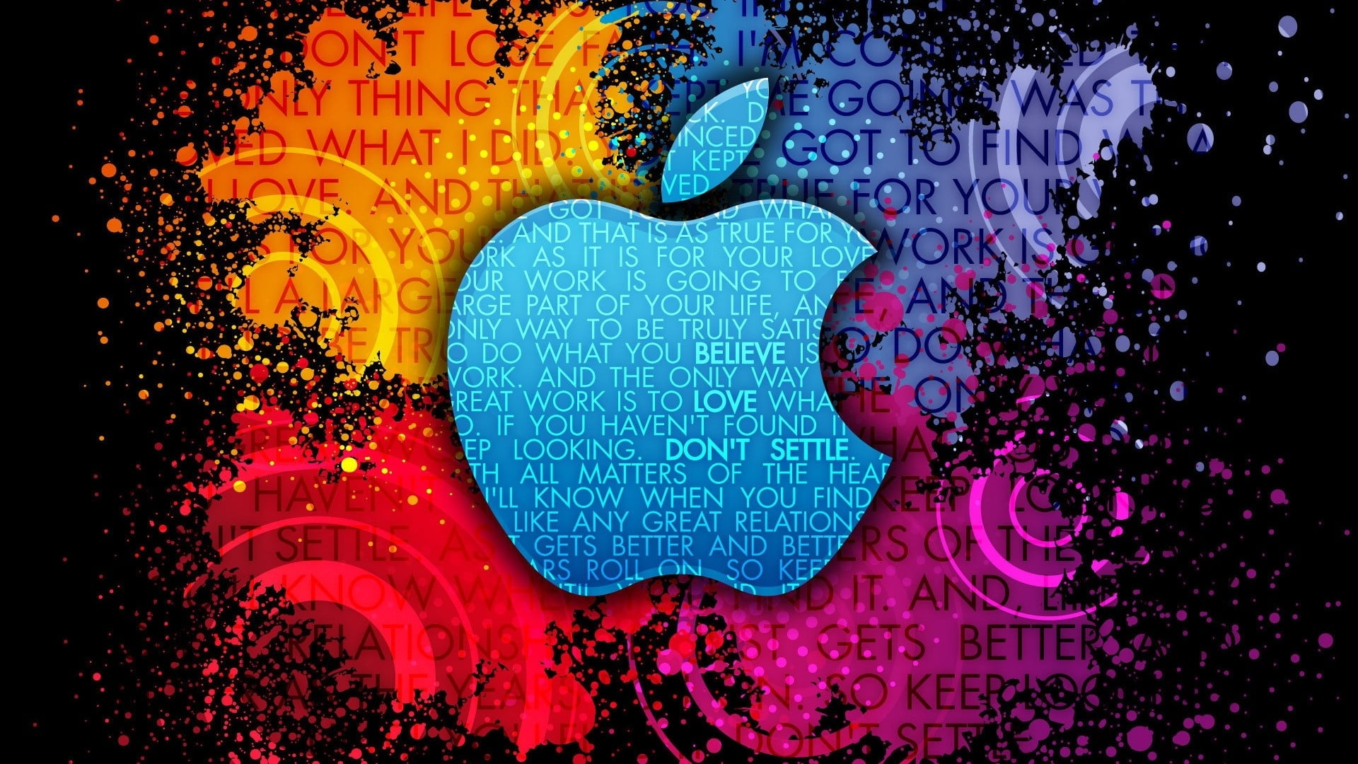 multicolored iTunes logo