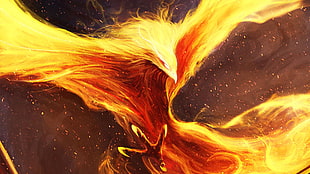 League of Legends Anivia wallpaper, phoenix, digital art