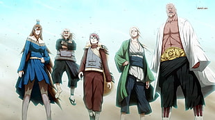 Naruto characters wallpaper, Naruto Shippuuden, Gaara, Tsunade, Mei Terumi