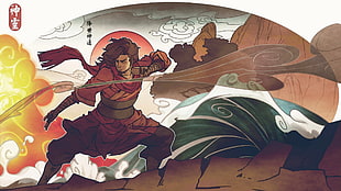 man wearing long sleeved shirt and pants illustration, Avatar: The Last Airbender, The Legend of Korra