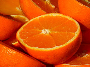 closeup photo of sliced Orange fruit