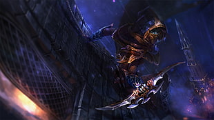 male game character digital wallpaper, Dota 2, Phantom Assassin