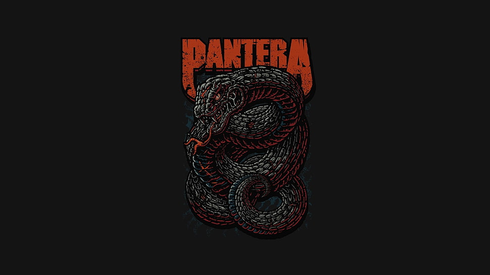 Pantera logo, Pantera, music, heavy metal, thrash metal HD wallpaper