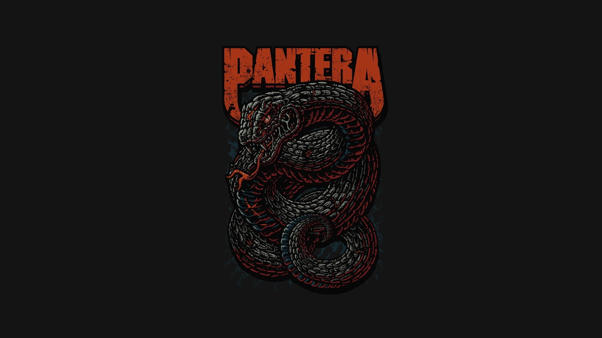 Pantera logo, Pantera, music, heavy metal, thrash metal