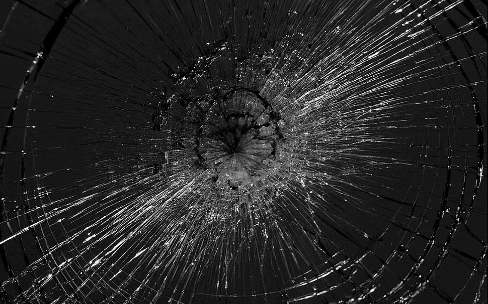 crack glass HD wallpaper
