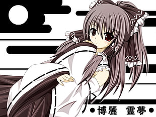 female anime character screenshot HD wallpaper