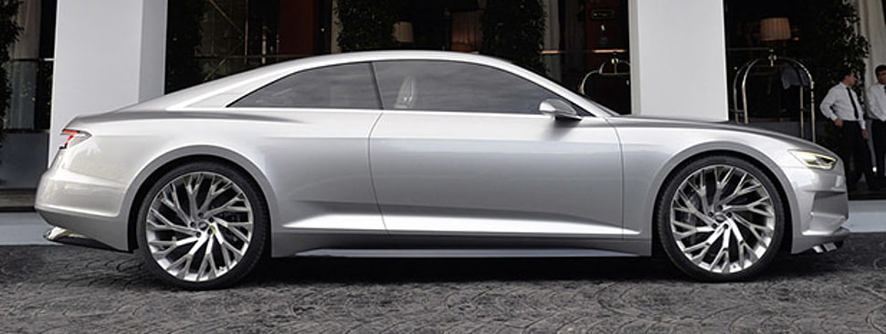 silver coupe HD wallpaper