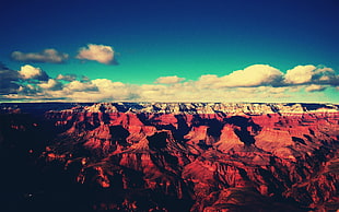 grand canyon under blue sky, nature