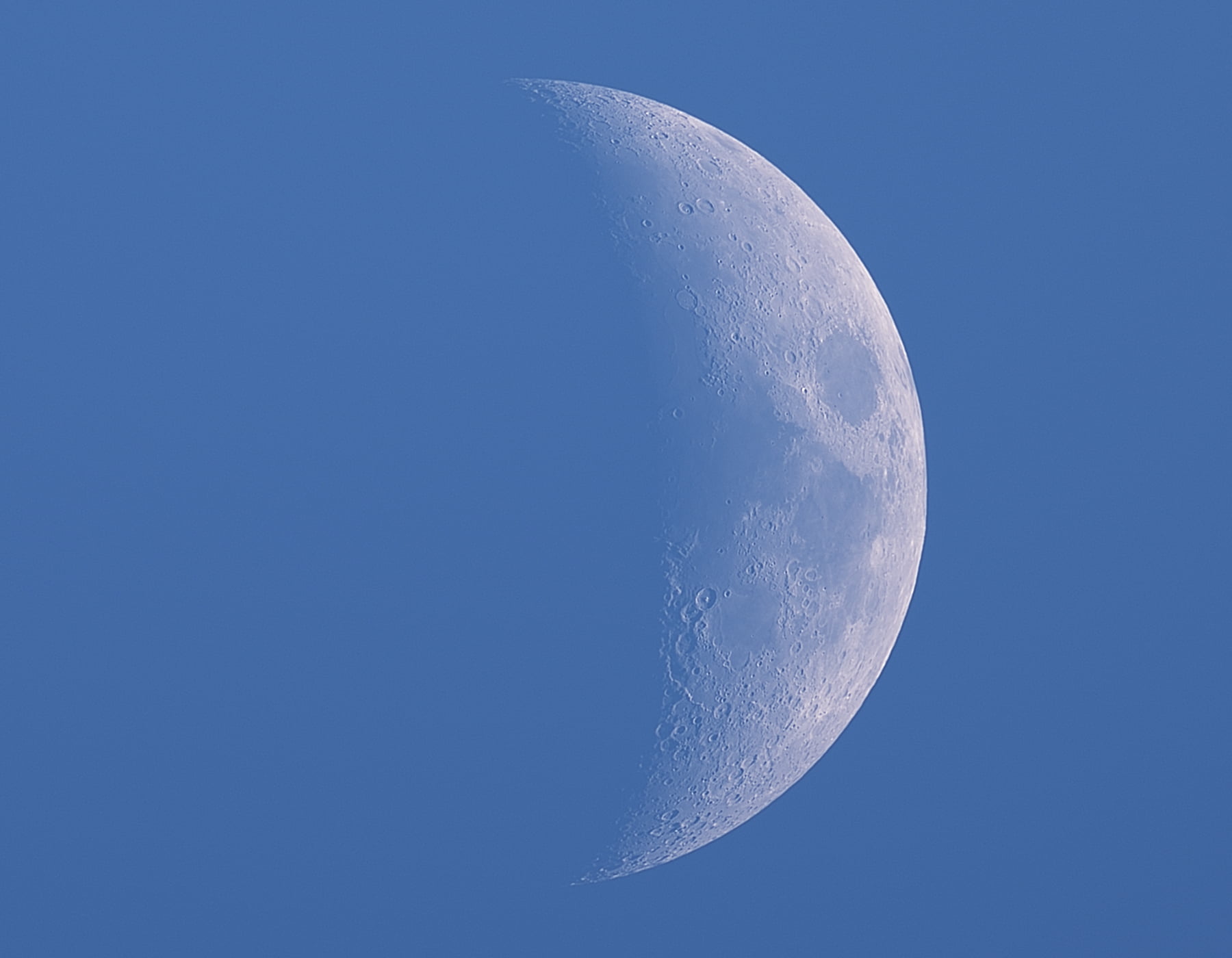 photo of moon during daytime