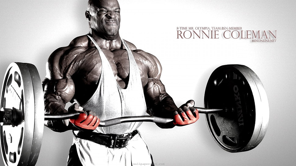 Ronnie Coleman, bodybuilding, men, sport , weightlifting HD wallpaper