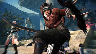 brown haired female animated character, Vindictus