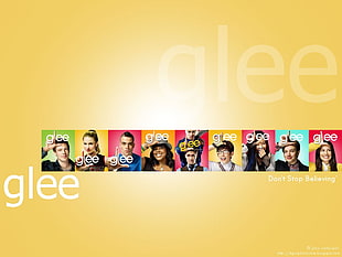 Glee book lot poster, Glee, collage, TV