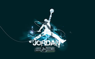 Air Jordan LED logo HD wallpaper