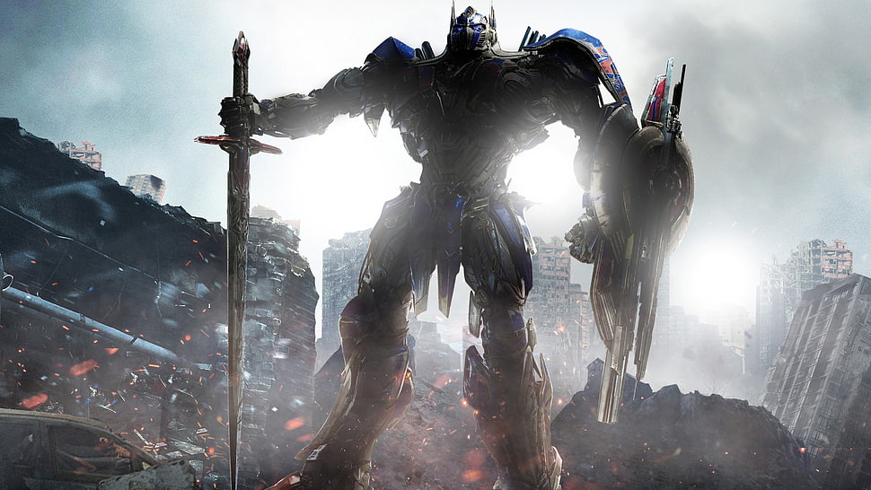 Transformers robot illustration HD wallpaper