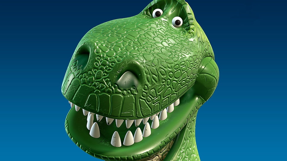 green dinosaur character wallpaper, Toy Story, animated movies, movies HD wallpaper