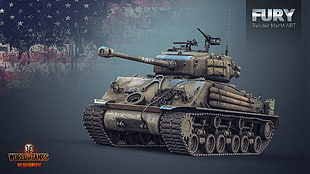 world of Tanks poster, World of Tanks, tank, wargaming, render