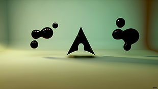 black tent digital wallpaper, Linux, Unix, operating systems, minimalism