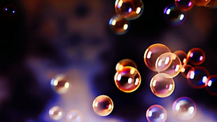 pink bubbles, bubbles HD wallpaper