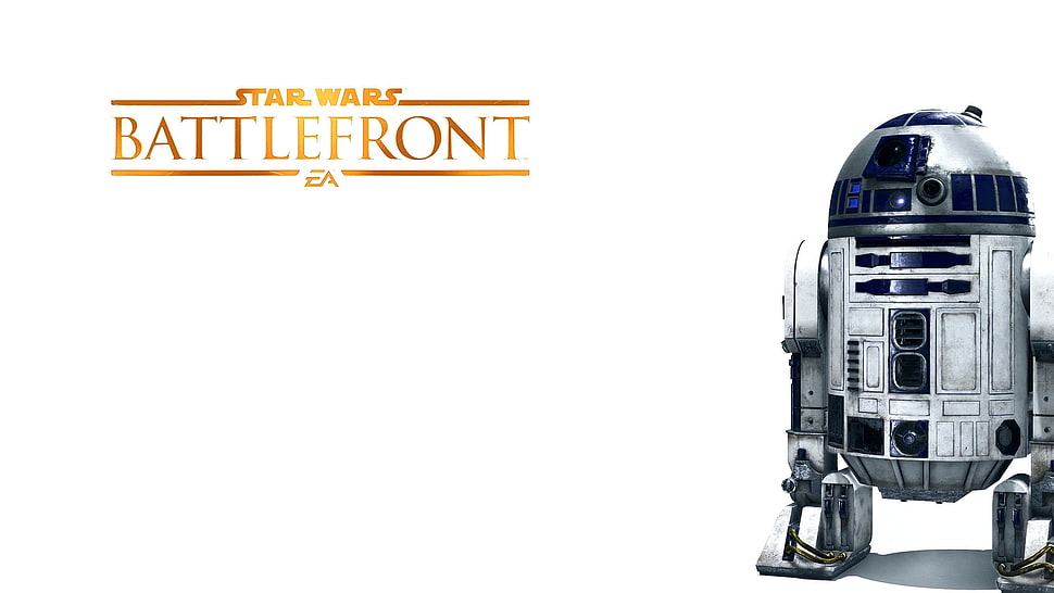 Star Wars Battlefront R2-D2, Star Wars: Battlefront, R2-D2, video games, simple background HD wallpaper