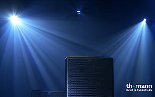 black and gray portable speaker, music, technology HD wallpaper
