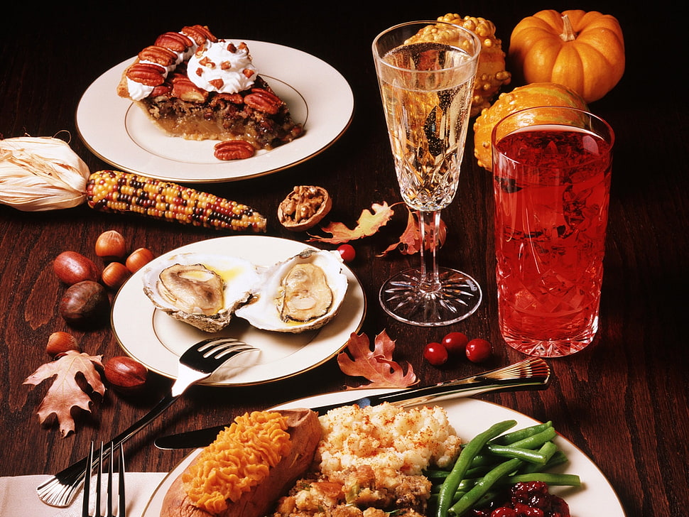 food on plates HD wallpaper