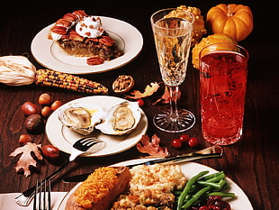 food on plates HD wallpaper