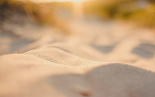 white sand, photography, macro, sand, depth of field HD wallpaper