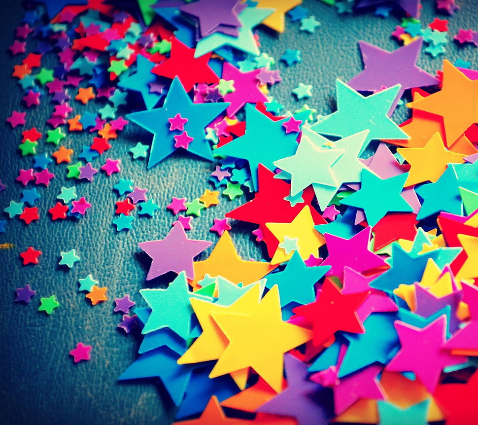 multi-colored Star lot HD wallpaper