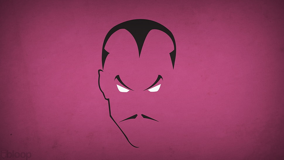 Marvel Illustration, Sinestro, Blo0p, minimalism HD wallpaper