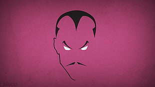 Marvel Illustration, Sinestro, Blo0p, minimalism HD wallpaper