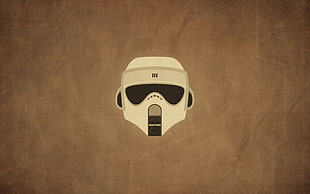 white and gray mask decor, Star Wars HD wallpaper