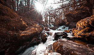 rocky river, river HD wallpaper
