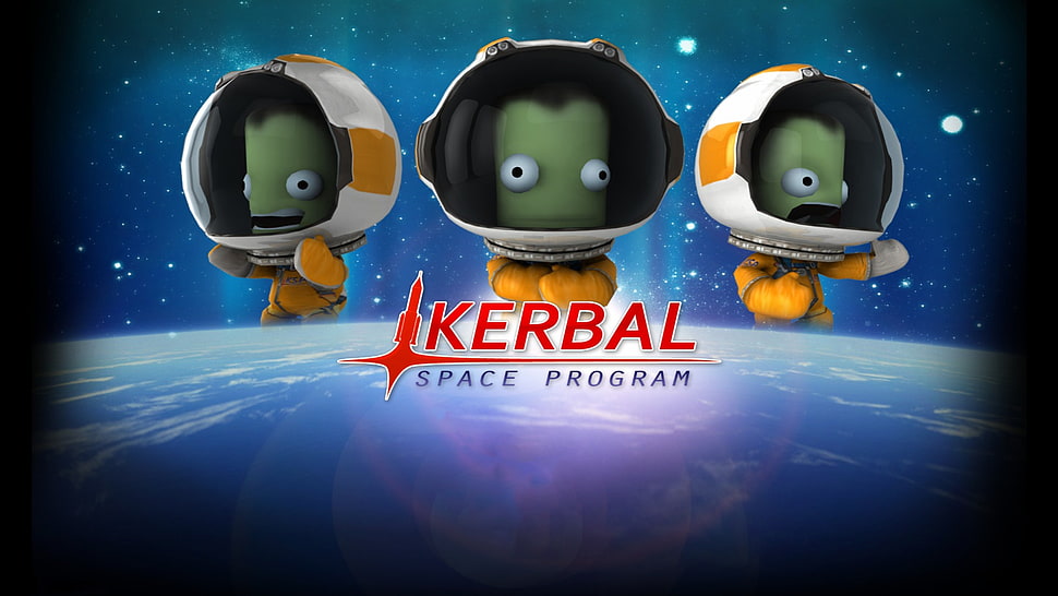 Kerbal space program, Kerbal Space Program, video games, space, astronaut HD wallpaper